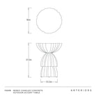 Arteriors - FAS18 - Outdoor Accent Table - Nereo - Tuscan