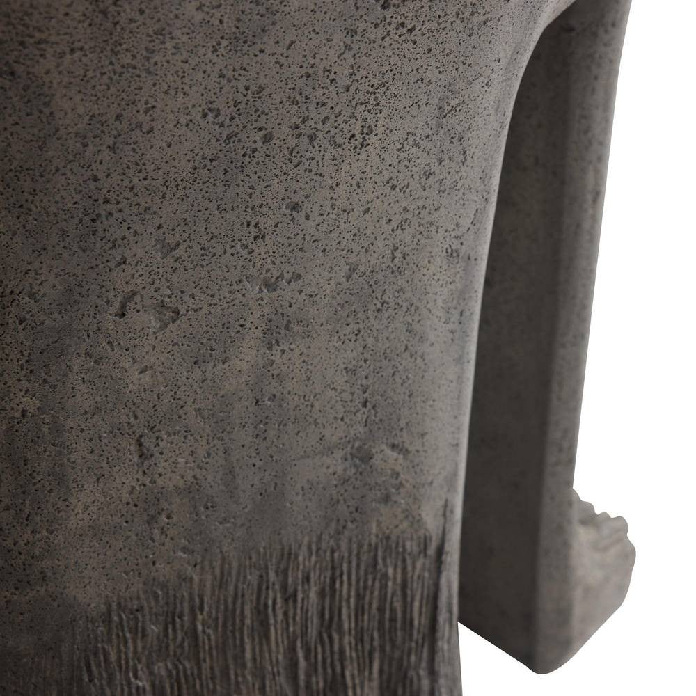 Arteriors - FES18 - Outdoor Accent Table - Bruttii Legged - Matte Carbon