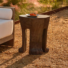 Arteriors - FES18 - Outdoor Accent Table - Bruttii Legged - Matte Carbon