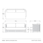 Artteriors - FFS07 - Canapé d'extérieur - Emoto
