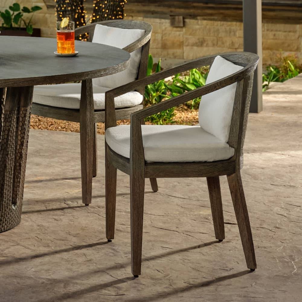 Arteriors - FRS31 - Chaise de salle à manger d'extérieur - Sobek