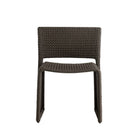 Arteriors - FRS32 - Chaise de salle à manger d'extérieur - Veneto - Brun anthracite