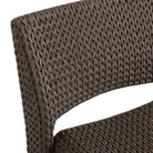 Arteriors - FRS32 - Chaise de salle à manger d'extérieur - Veneto - Brun anthracite