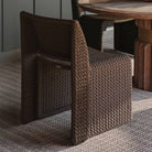 Arteriors - FRS32 - Chaise de salle à manger d'extérieur - Veneto - Brun anthracite