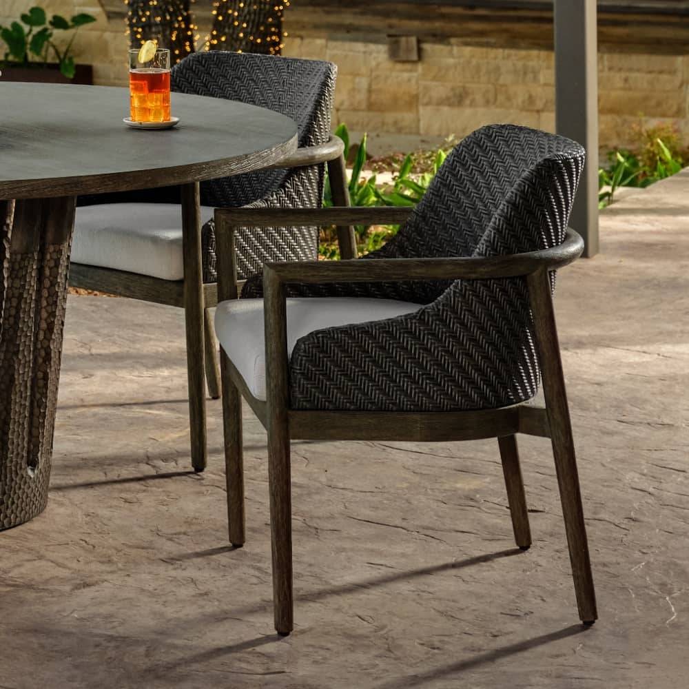 Arteriors - FRS35 - Chaise de salle à manger d'extérieur - Chilton