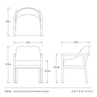 Arteriors - FRS35 - Outdoor Dining Chair - Chilton