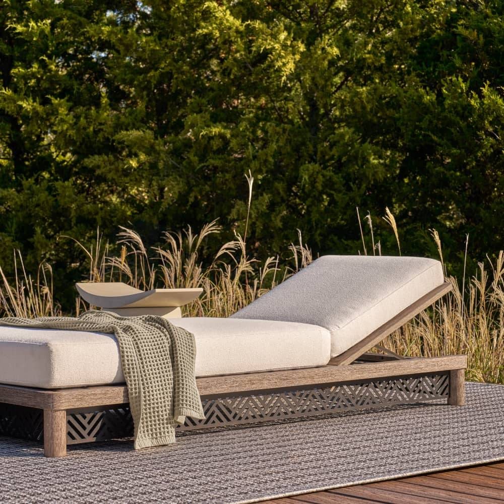 Arteriors - FTS04 - Chaise longue d'extérieur - Emoto