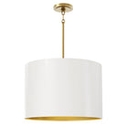 Robert Abbey - 496MDY - Quatre Lumières Suspension - Jack - Intérieur or mat avec laiton moderne