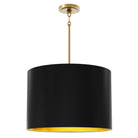 Robert Abbey - 496MOS - Quatre Lumières Suspension - Jack - Intérieur or mat avec laiton moderne