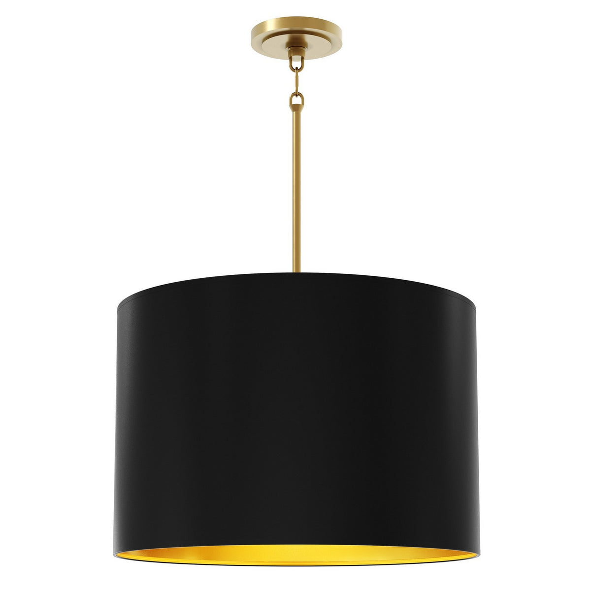 Robert Abbey - 496MOS - Four Light Pendant - Jack - Matte Gold Interior w/Modern Brass
