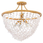 Fredrick Ramond Canada - FR41591DA - Semi-LEDPlafonnier - Myra - Laiton vieilli
