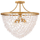 Fredrick Ramond Canada - FR41591DA - Semi-LEDPlafonnier - Myra - Laiton vieilli