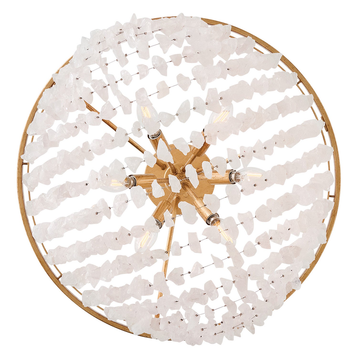 Fredrick Ramond Canada - FR41591DA - Semi-LEDPlafonnier - Myra - Laiton vieilli