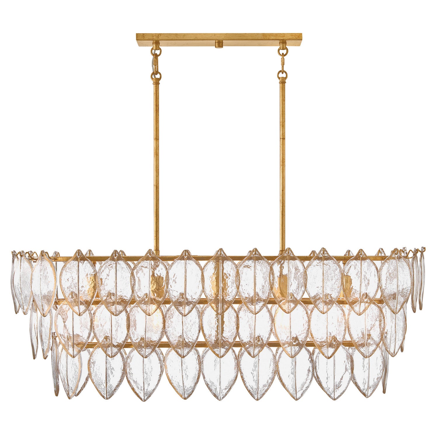 Fredrick Ramond Canada - FR32605DA - LED linéaire Suspension - Amira - Laiton vieilli