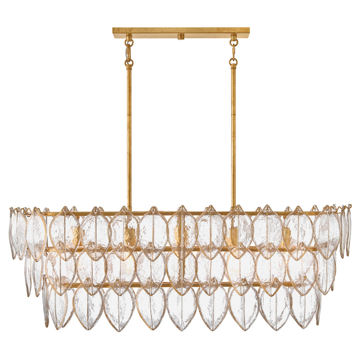 Fredrick Ramond Canada - FR32605DA - LED linéaire Suspension - Amira - Laiton vieilli