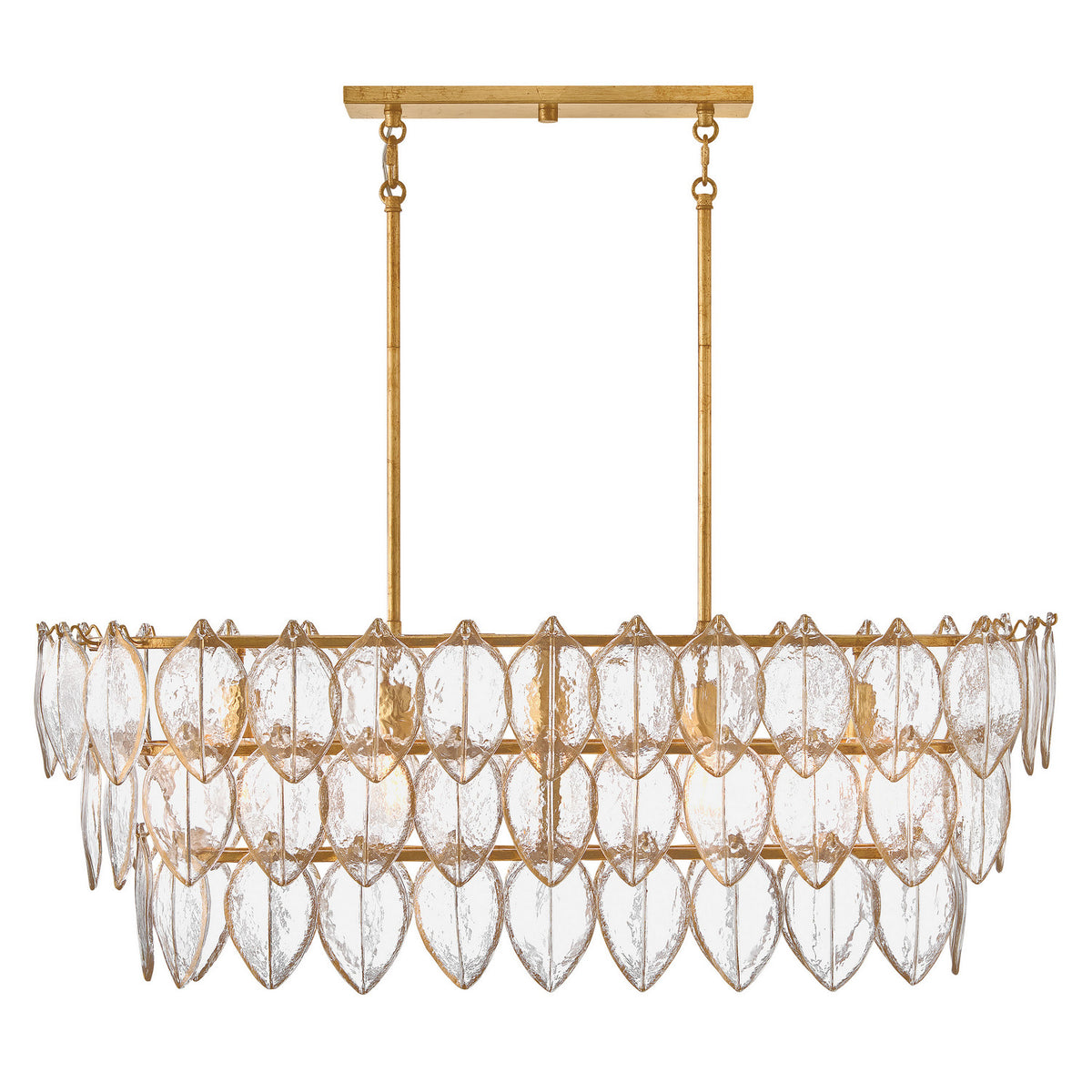 Fredrick Ramond Canada - FR32605DA - LED linéaire Suspension - Amira - Laiton vieilli