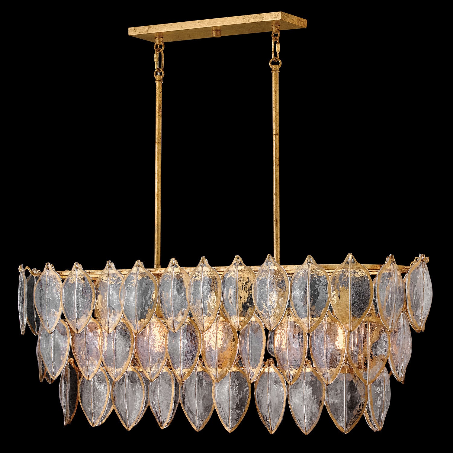 Fredrick Ramond Canada - FR32605DA - LED linéaire Suspension - Amira - Laiton vieilli