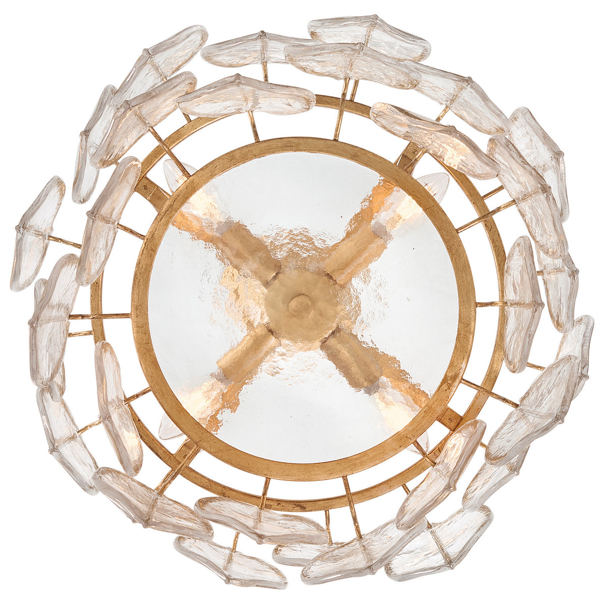 Fredrick Ramond Canada - FR32603DA - LED Convertible Semi Flush - Amira - Distressed Brass