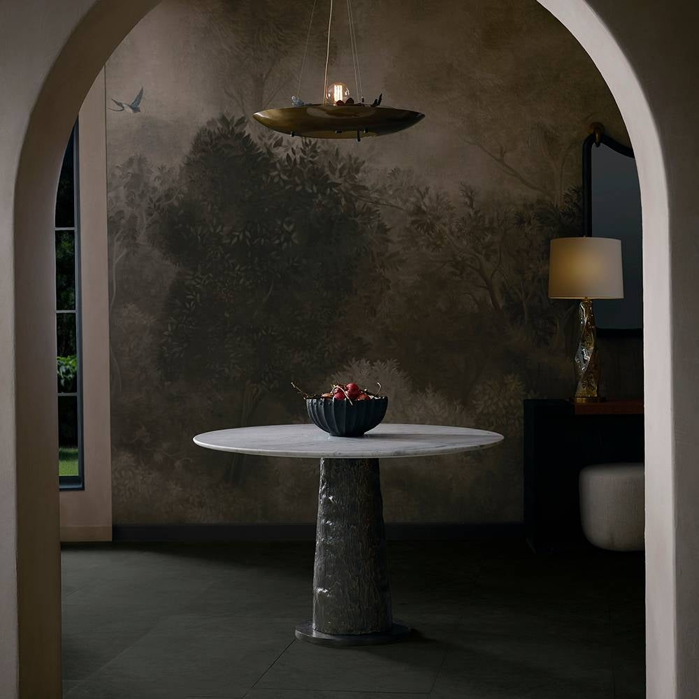 Arteriors - GDFDI01 - Table d'entrée - Faune - Bronze blanc/noirci