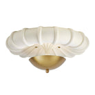 Arteriors - DFC35 - LED Flush Mount - Camella - Ivory/Antique Brass
