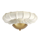 Arteriors - DFC35 - LED Flush Mount - Camella - Ivory/Antique Brass