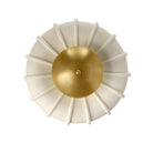 Arteriors - DFC35 - LED Flush Mount - Camella - Ivory/Antique Brass