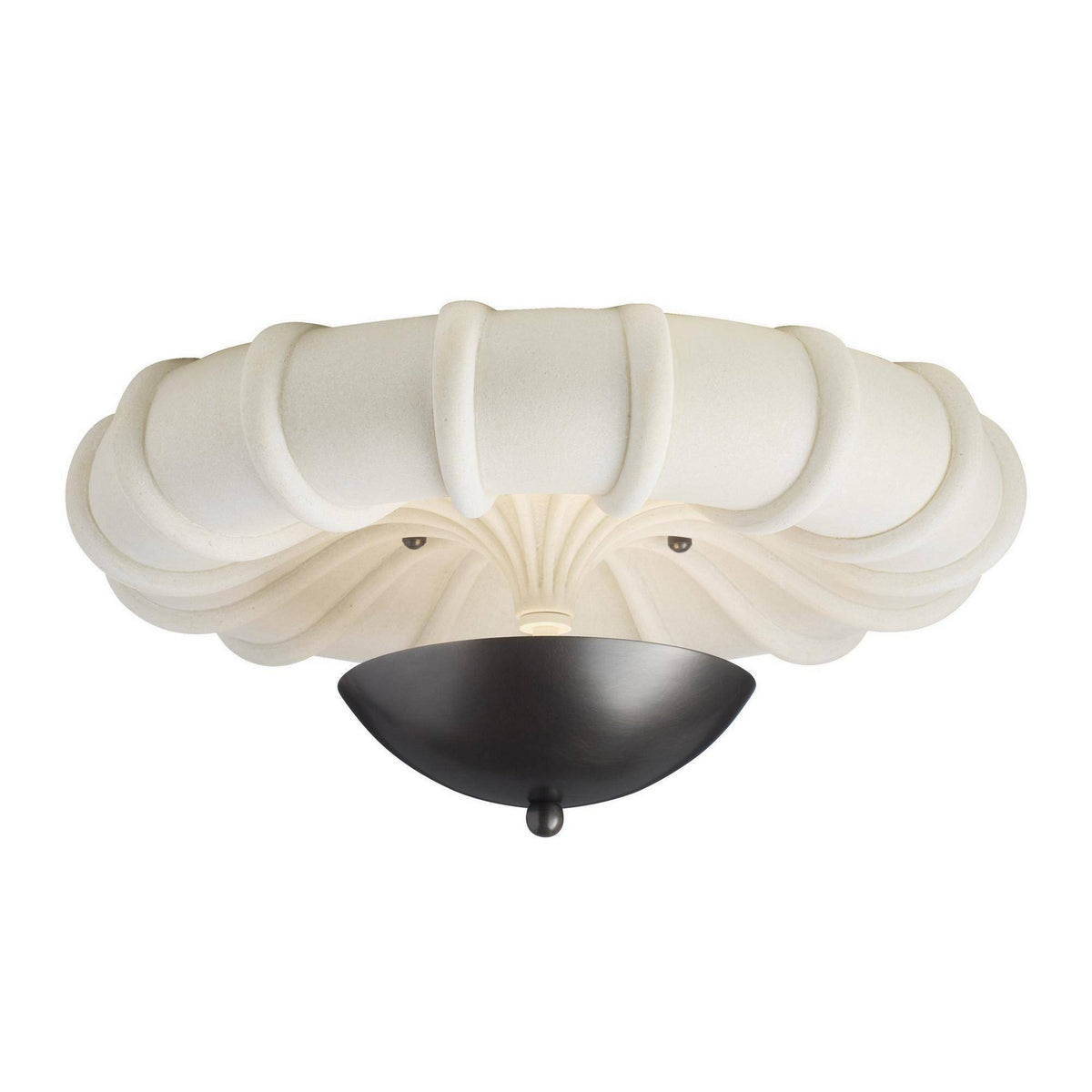 Arteriors - DFC36 - LED Flush Mount - Camella - Ivory/English Bronze