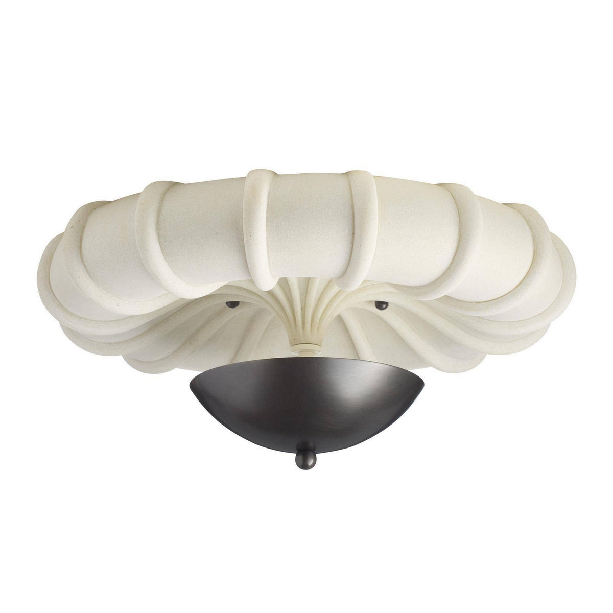Arteriors - DFC36 - LED Flush Mount - Camella - Ivory/English Bronze