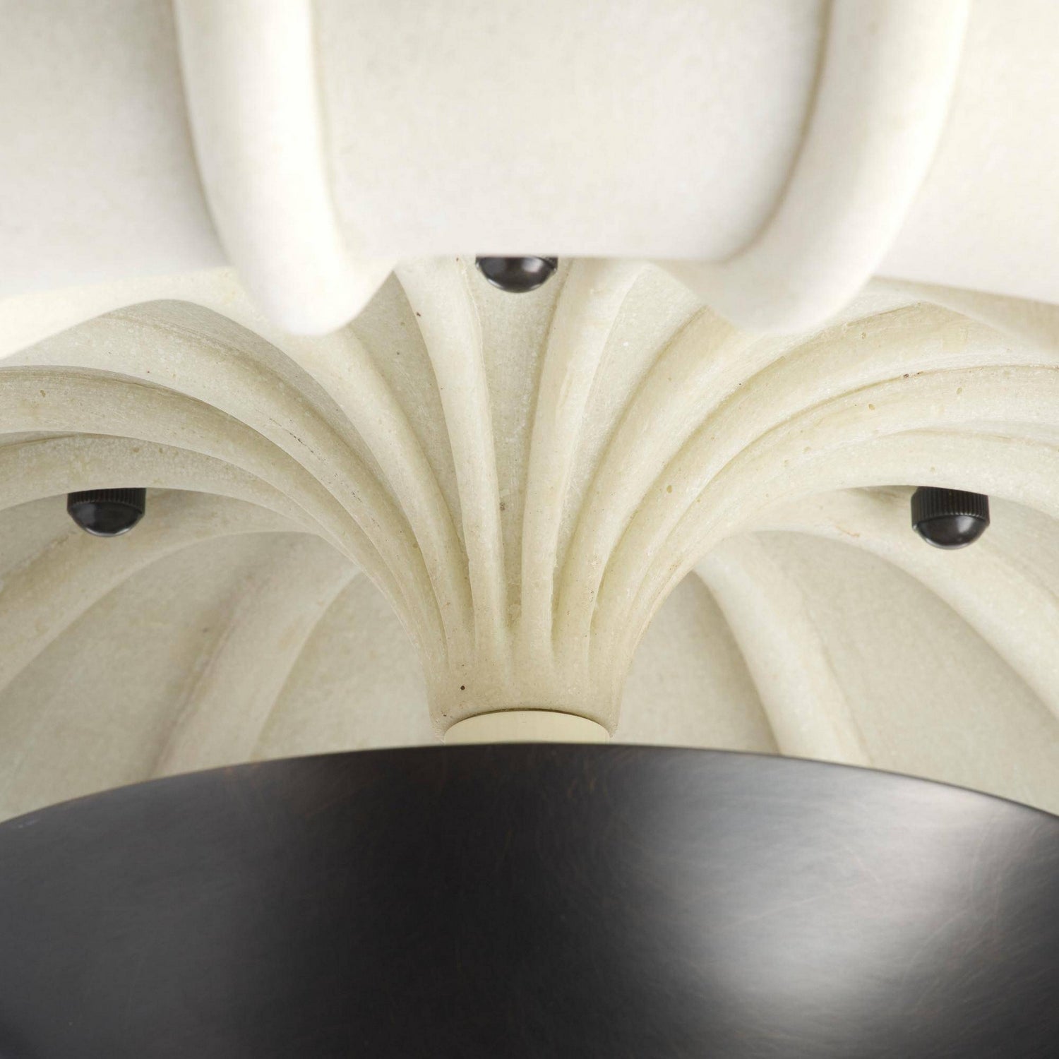 Arteriors - DFC36 - LED Flush Mount - Camella - Ivory/English Bronze