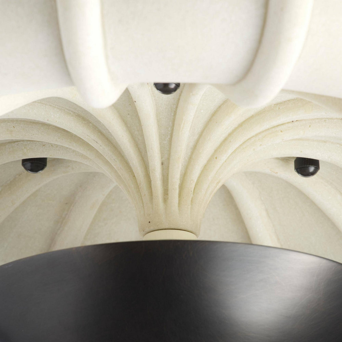 Arteriors - DFC36 - LED Flush Mount - Camella - Ivory/English Bronze