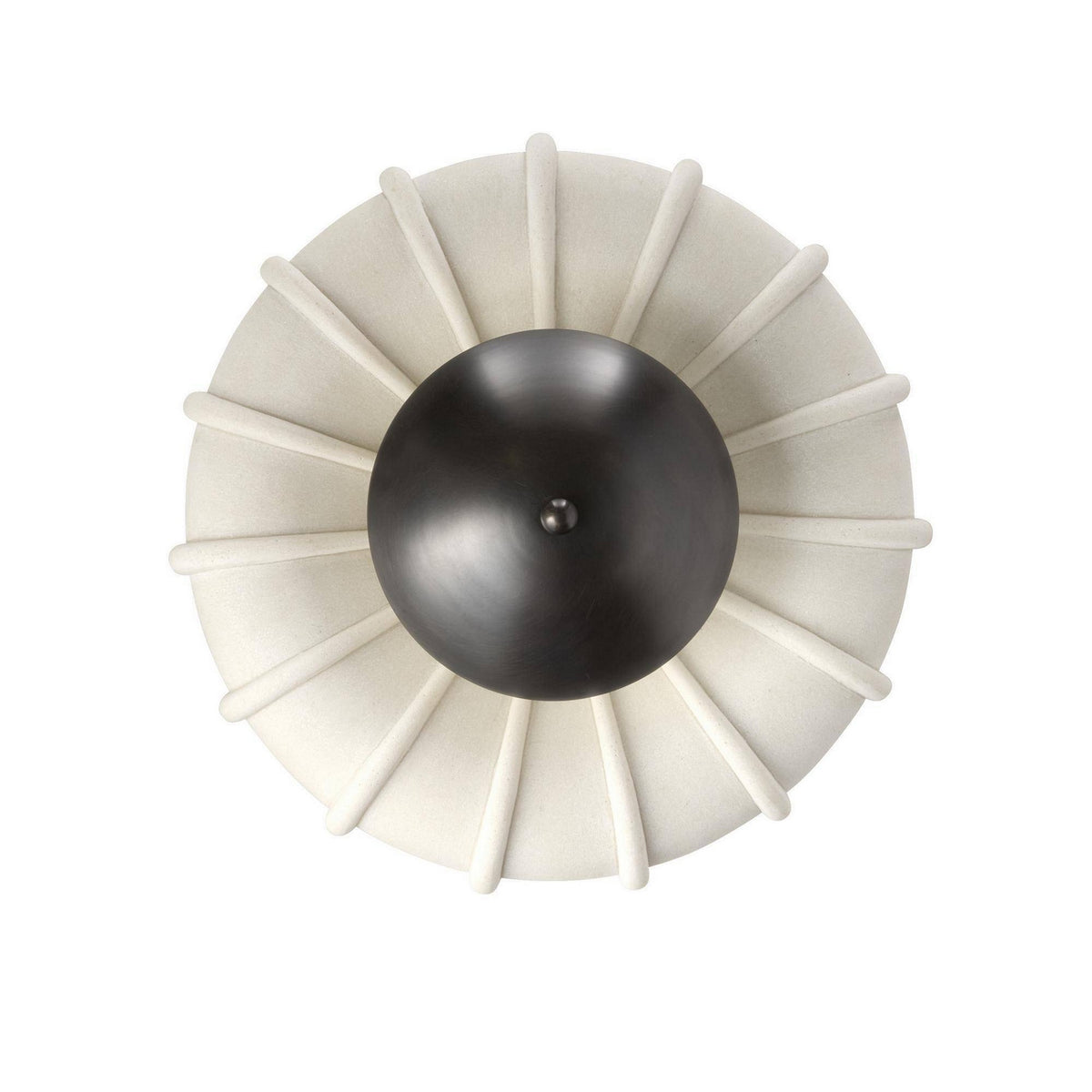Arteriors - DFC36 - LED Flush Mount - Camella - Ivory/English Bronze