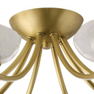 Arteriors - DFC29 - LED Plafonnier - Zamora - Laiton antique/Transparent