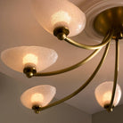 Arteriors - DFC29 - LED Plafonnier - Zamora - Laiton antique/Transparent