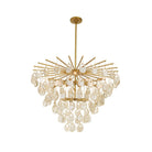 Arteriors - DLC47 - 12 Light Chandelier - Jacqueline - Amber/Antique Brass