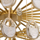 Arteriors - DLC47 - 12 Light Chandelier - Jacqueline - Amber/Antique Brass