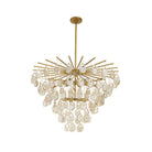 Arteriors - DLC47 - 12 Light Chandelier - Jacqueline - Amber/Antique Brass
