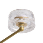 Arteriors - DLC54 - LED Chandelier - Glacielle - Clear/Antique Brass