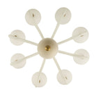 Arteriors - DMC37 - Huit Lumières Suspendu - Tebaldi - Laiton gravé transparent/antique