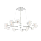 Arteriors - DLC53 - 16 Light Chandelier - Mahowald - Chrome/Clear Crackle