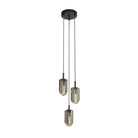 Arteriors - DPC43 - Trois Lumières Suspendu - Javier - Bronze fumé/anglais