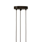 Arteriors - DPC43 - Trois Lumières Suspendu - Javier - Bronze fumé/anglais