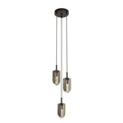 Arteriors - DPC43 - Trois Lumières Suspendu - Javier - Bronze fumé/anglais