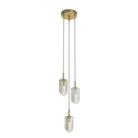 Arteriors - DPC29 - Trois Lumières Suspendu - Javier - Champagne/Laiton antique