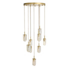 Arteriors - DSC15 - Neuf Lumières Suspendu - Javier - Champagne/Laiton antique