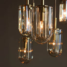 Arteriors - DSC15 - Neuf Lumières Suspendu - Javier - Champagne/Laiton antique
