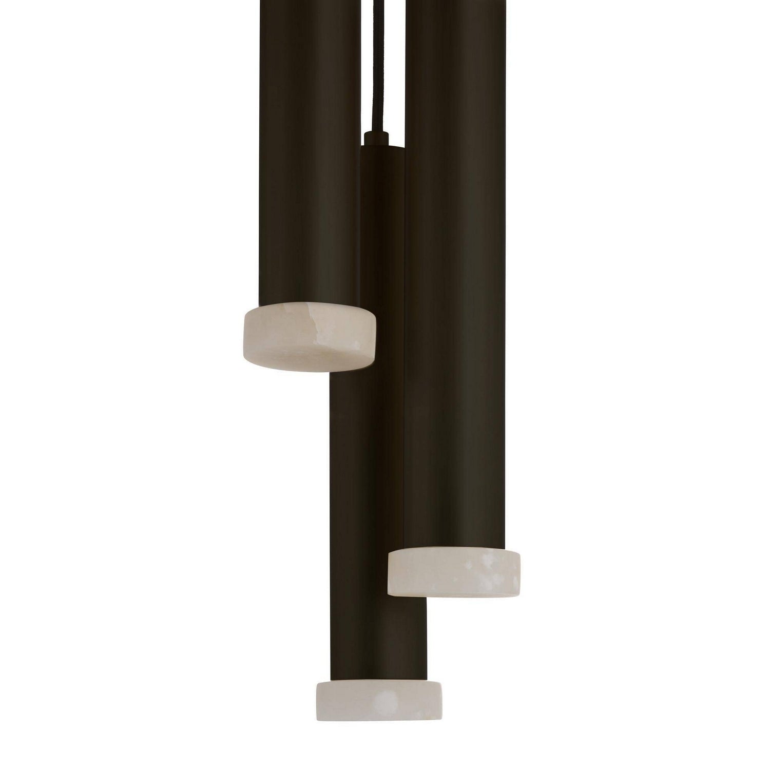 Arteriors - DPC33 - LED Pendant - Aleena - English Bronze/White