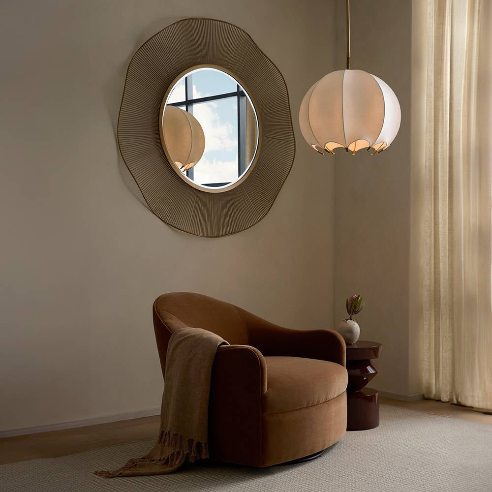 Arteriors - FRU19 - Chaise - Delfino - Cidre/Fer noirci