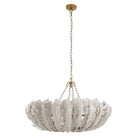 Arteriors - DLS20 - Six Light Chandelier - Bilal - Ivory/Antique Brass