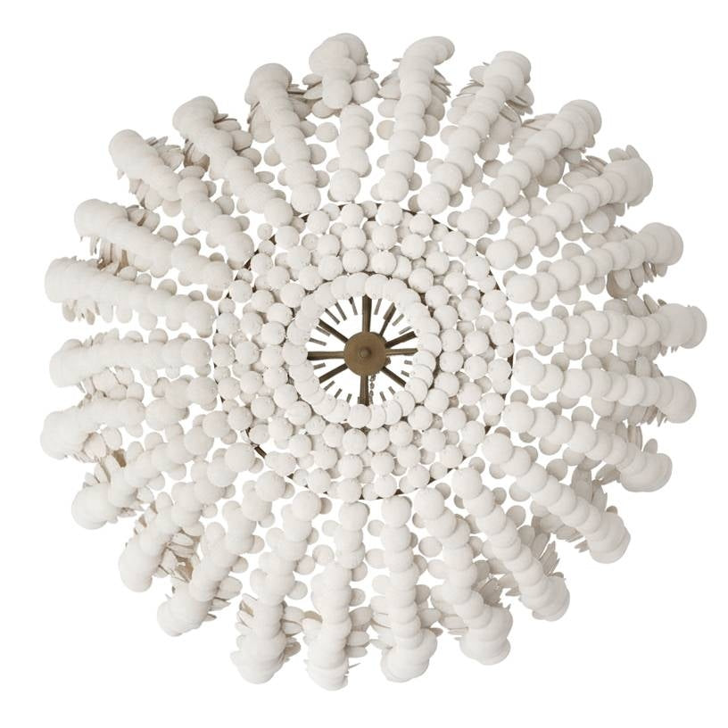 Arteriors - DLS20 - Six Light Chandelier - Bilal - Ivory/Antique Brass