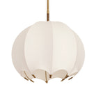 Arteriors - DSC17 - Une lumière Suspension - Lunaria - Ivoire/Laiton Antique